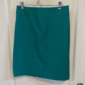 Banana Republic teal pencil skirt